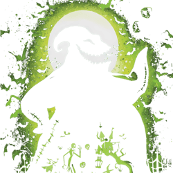 the nightmare before christmas oogie boogie portrai, jack and sally tee, halloween party fall