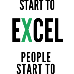 when you start to excel people start to spreadsheet