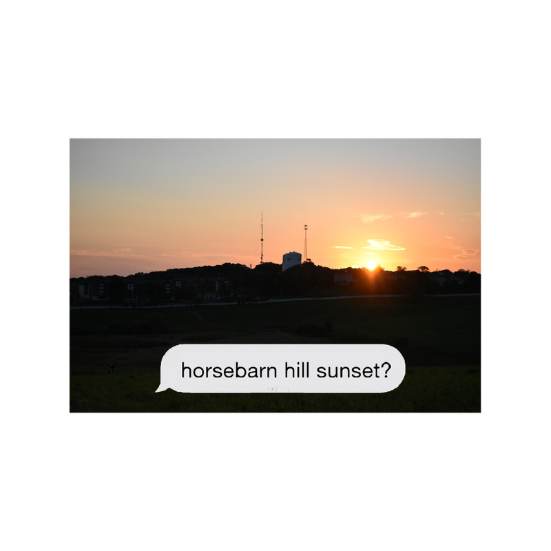 Horsebarn Hill Sunset text.png