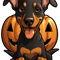 Natural Ear Doberman Halloween Puppy.png