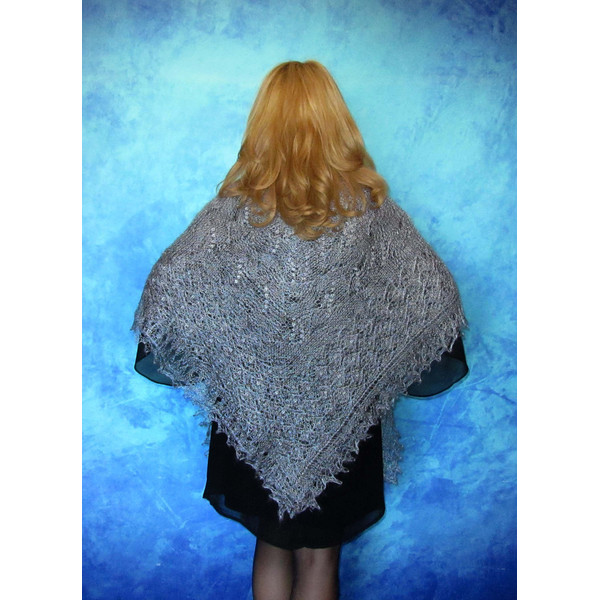 серый оренбургский пуховый платок с вышивкой,паутинка,шаль,косынка.jpg