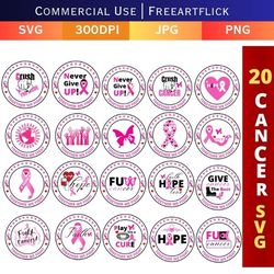 breast cancer svg bundle, cancer awareness silhouettes, cancer survivor, pink ribbon warrior, fight cancer svg