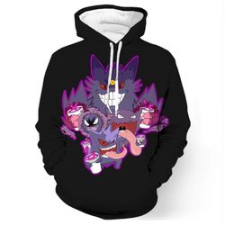 gastly & haunter & gengar & mega and gengat ghost pokemon shirts