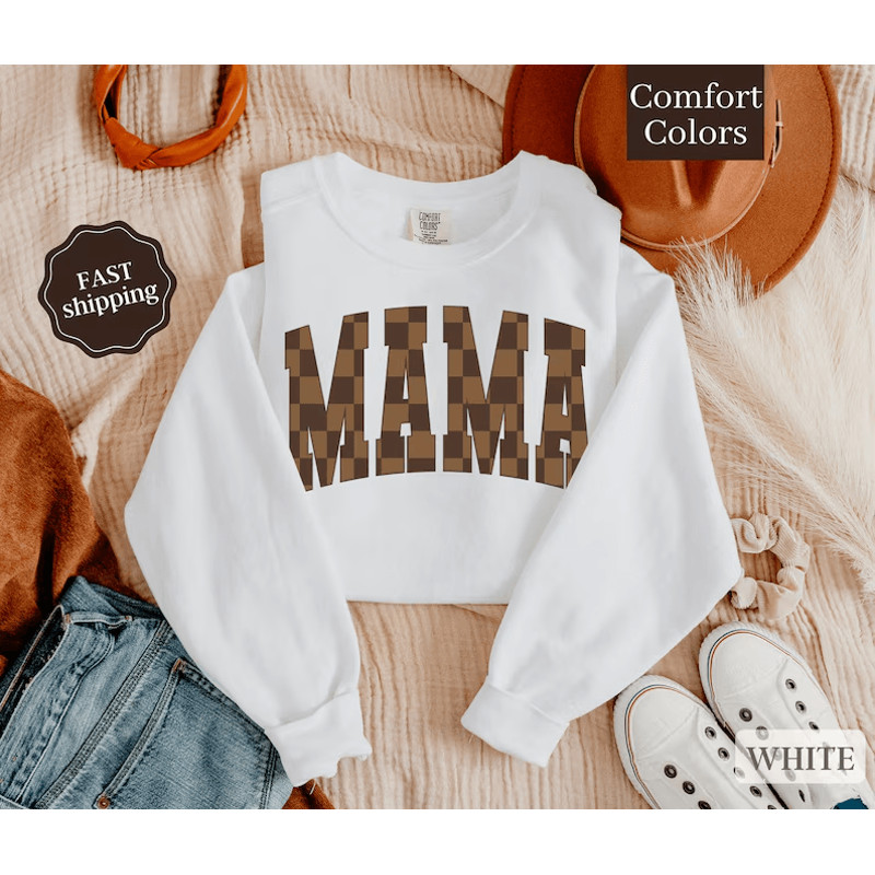 Comfort Colors Mama Sweatshirt Mama Shirt Gift For Mom Sweatshirt Comfort Colors Mama Tshirt Mother 0
