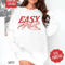 Easy Tiger Comfort Colors Sweatshirt Trendy Womens Graphic Crewneck Vintage Distressed Tiger Sweate 0
