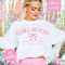 Girlhood Social Club Sweatshirt Coquette Clothing Coquette Top Pink Bow Shirt Coquette Aesthetic Pr 0