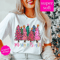 Merry And Bright Xmas Shirt Christmas Party Shirt Merry And Bright Sweatshirt Christmas Sweatshirt 0