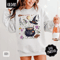 Halloween Collage Sweatshirt Trendy Womens Sweatshirt Spooky Season Crewneck Witches Brew Sweater H 0