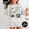Guest Check Halloween Sweatshirt Trendy Black Cat Sweatshirt Spooky Season Crewneck Cute Halloween 0