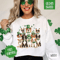 St Patrick Dogs Sweatshirt St Patricks Day Dog Crewneck Cute Womens Sweater Dog Lover Sweatshirt St 0