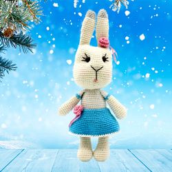 Bunny toy, rabbit toy, amigurumi bunny, crochet toy, nursery decor, Easter gift, plush toy bunny