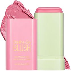 Cream Blush Stick, Monochromatic Blush Beauty Wand for Cheek and Lip Tint with Long Lasting Hydrating Formula, Multi-use