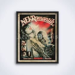 Nekromantik 1987 underground exploitation horror movie printable art print poster Digital Download