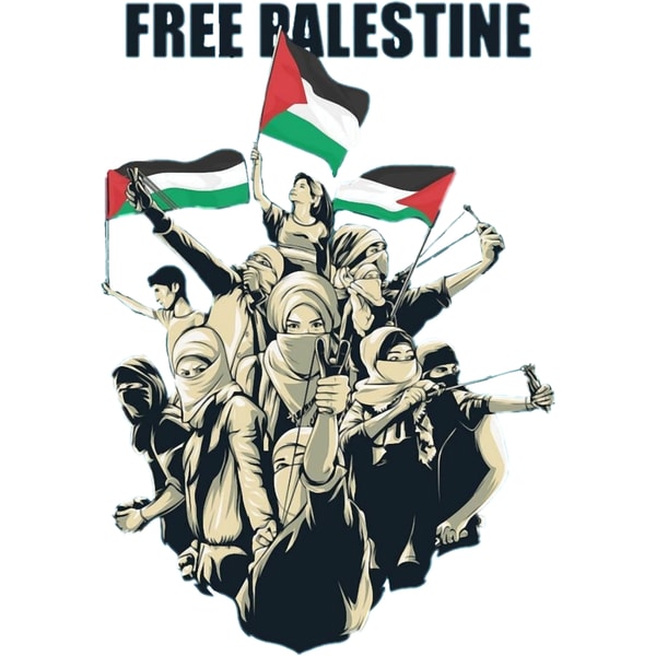 Ahor I Stand with Palestine Maglietta Basic da Uomo a Maniche Corte con Ahor I Stand with Palestine Maglietta Basic da Uomo a Maniche Corte con