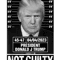 Trump Mug Shot - Donald Trump Mug Shot - Never Surrender, Donald Trump Police Mugshot Photo Not Guil.png