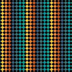 checkered patternvintage sunset colors graphic (2)