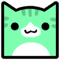 Juniper Geometry Dash icon cat cube.png
