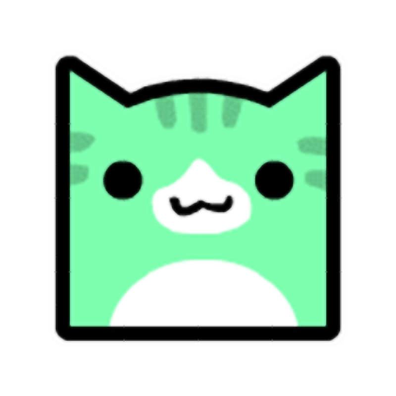 Juniper Geometry Dash icon cat cube.png