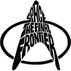 star trek space the final frontier (black)