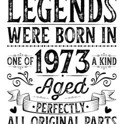 purlegends were born in 1973 black colorple hearts olor scheme