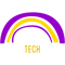 Purple and Yellow Tech Rainbow Design.png