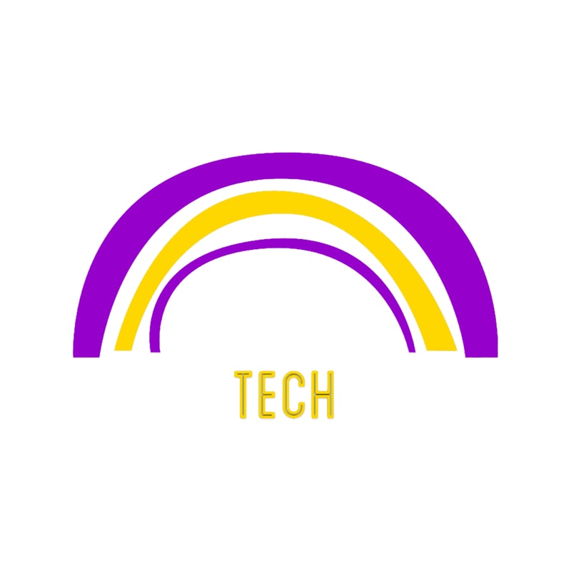 Purple and Yellow Tech Rainbow Design.png