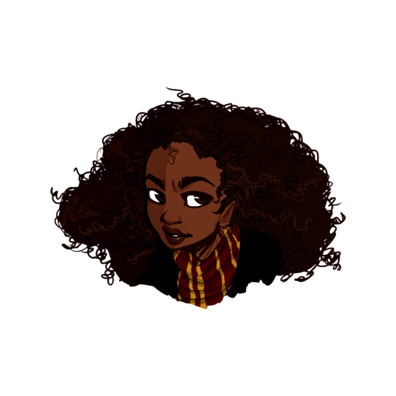 Black Wizard Girl Cartoon.png