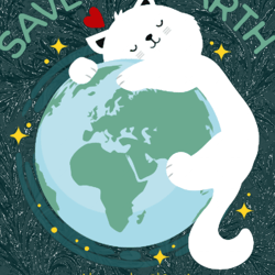 save the earth the only planet that has cats