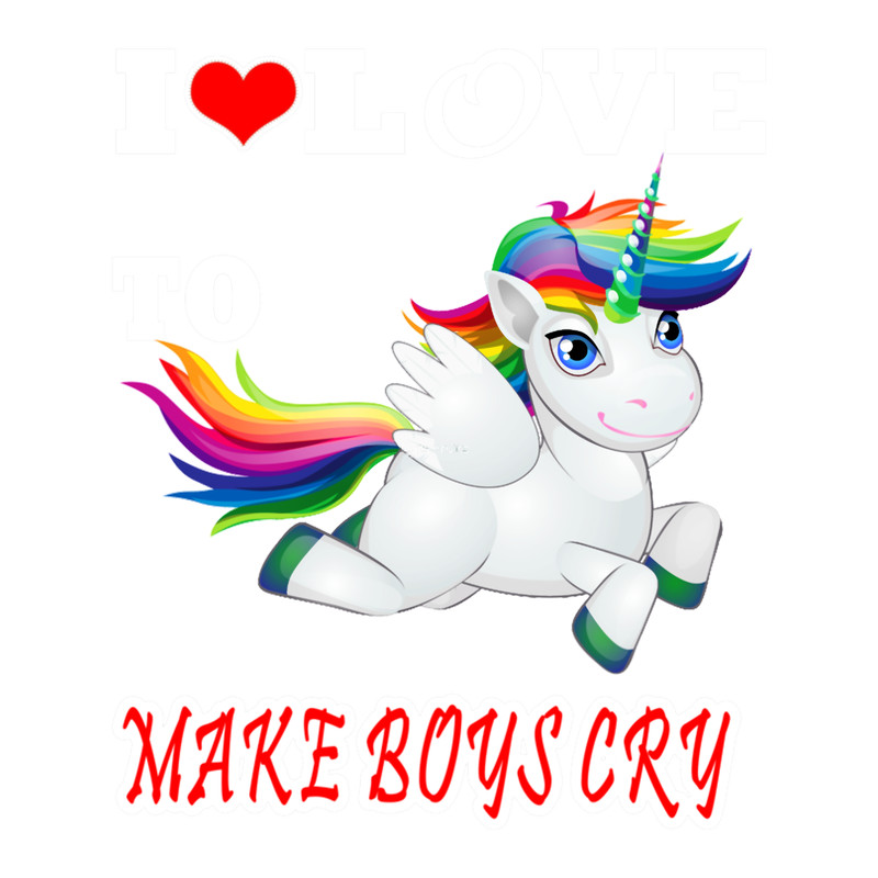 I love to make boys cryFitted Scoop .png