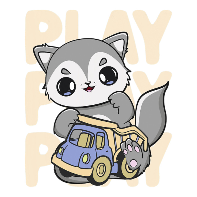 Cute Wolf With Truck For Trucker And Toy Fans delligatticamilavip27.png