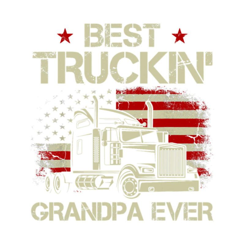 Mens Best Truckin Grandpa Ever American Flag Big Rig Trucker Gift delligatticamilavip21.png