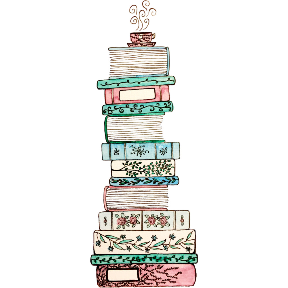 Pink and Blue Floral Bookstack.png