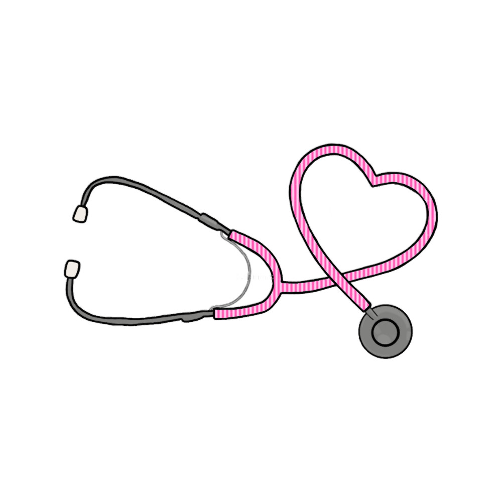 Heart Stethoscope Pink Stripes.png