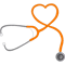 Orange Stethoscope Heart.png