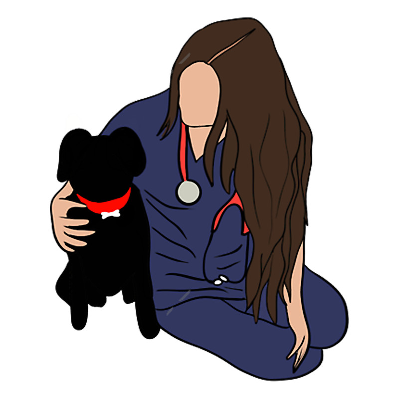 Vet doctor with black pup .png