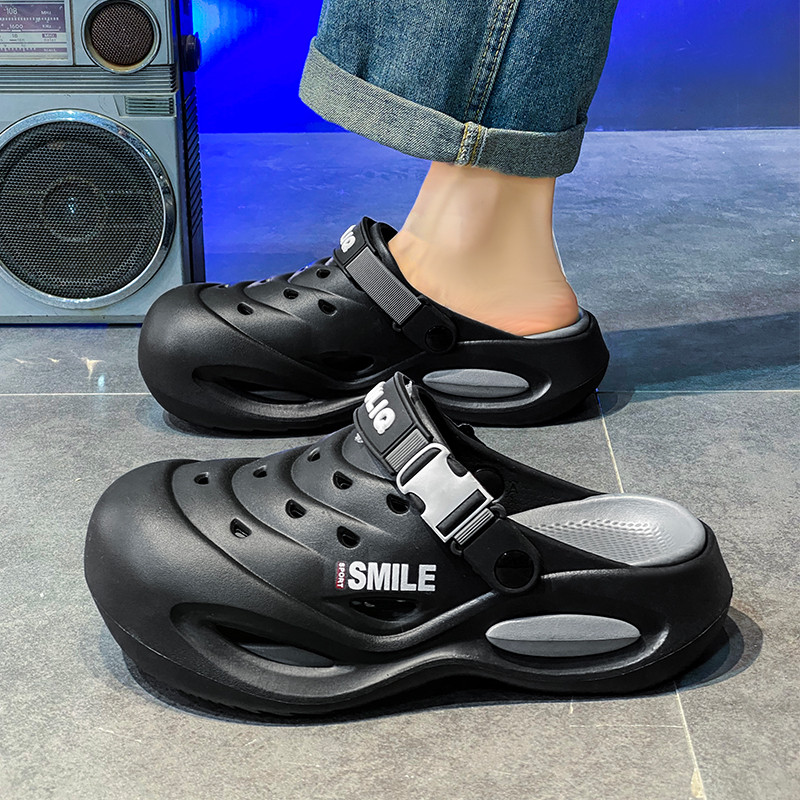 Comfortable Mens Shoes, A Pair of Wear-Resistant Non-Slip Clogs for Men, New Sports Beach Shoes for Outer Wear