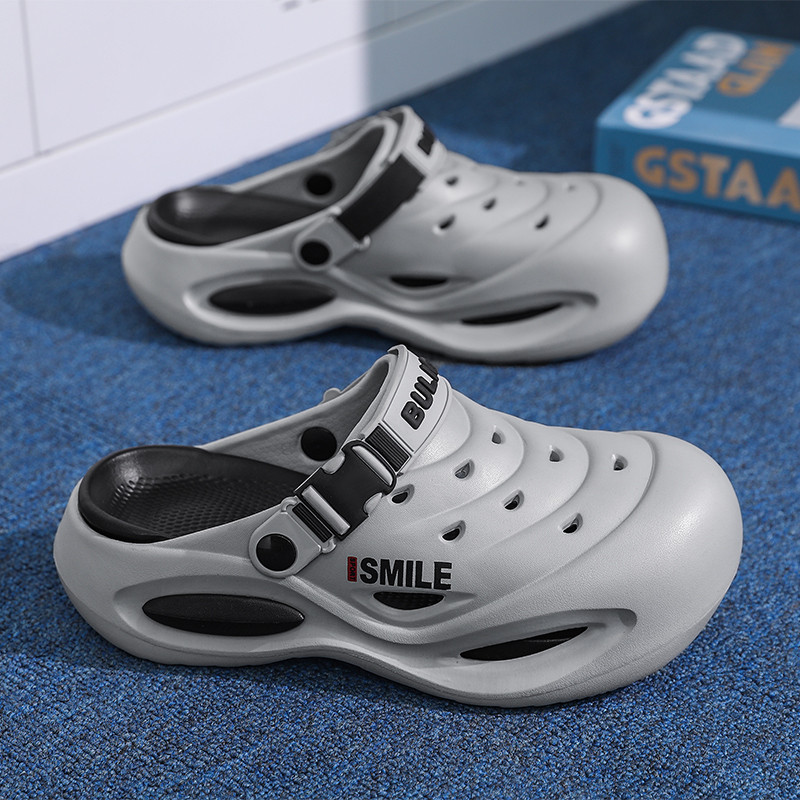 Comfortable Mens Shoes, A Pair of Wear-Resistant Non-Slip Clogs for Men, New Sports Beach Shoes for Outer Wear