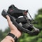 Comfortable Leather Mens Casual Shoes, Summer Men Sandals, Breathable Outdoor Sandals for Men, Fashion Roman Shoes