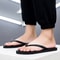 Mens High Quality Flip Flops, Summer Casual Sandals, Light Beach Slippers, Non-slip Outdoor Black Flip Flop Sandals