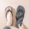 Men Slippers, Fashion Black Massage Flip Flops, Casual Non Slip Beach Slides, Comfortable Chanclas Hombre