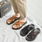 Mens Slippers Summer, Outdoor Beach Casual Sandals Large Size, Trend Flat Non-slip Comfortable Men Shoes
