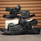 Mens Summer Sandals Outdoor Casual Breathable Slippers, Non-slip Wear-resistant Sporty Slippers, Lightweight Comfortable