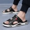 Summer Mens Slippers, EVA Light Sandals, Thick-soled Beach Shoes, Non-slip Adult Open-toe Sandals for Outdoor Wear