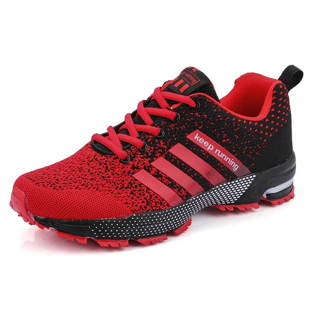 Fashion Men Sneakers, Breathable Mesh Comfortable Black Sports Shoes, Outdoor Casual Running Mens Shoe, Anti-Slip