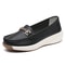 Designer Flat Platform Loafers for Women, Spilt Leather Casual Shoes, Wedge Sneakers, Slip On Ladies Moccasins