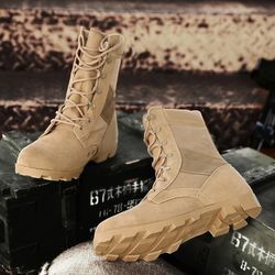 tactical boots for men, special force desert boots, outdoor hiking shoes, work safety ankle boots, durable military comb