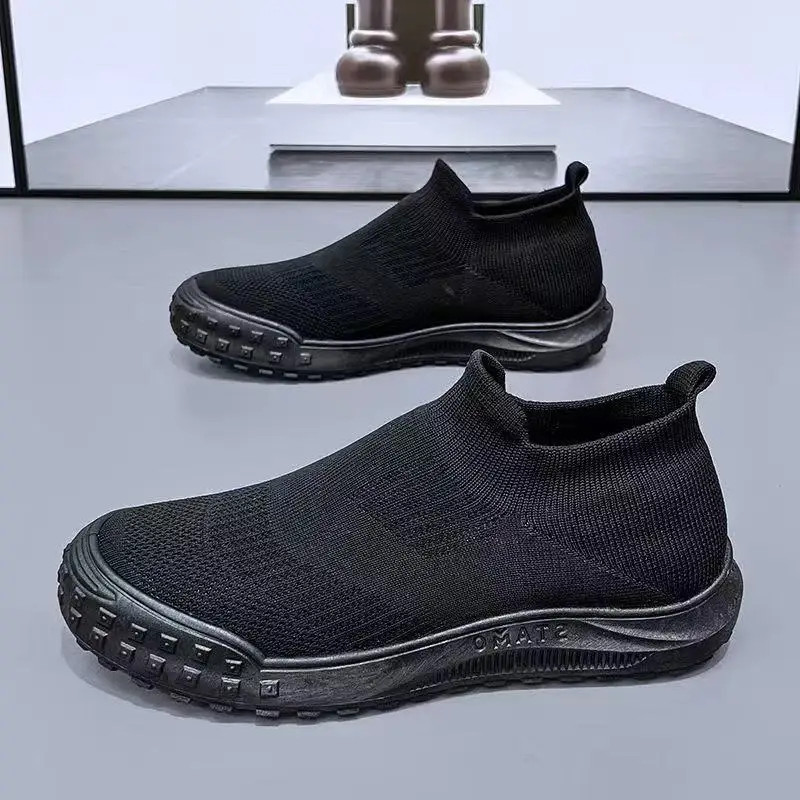 Mens Casual Sneakers Comfortable Socks Walking Shoes Lightweight Spring Mens Casual Shoes Breathabl 3