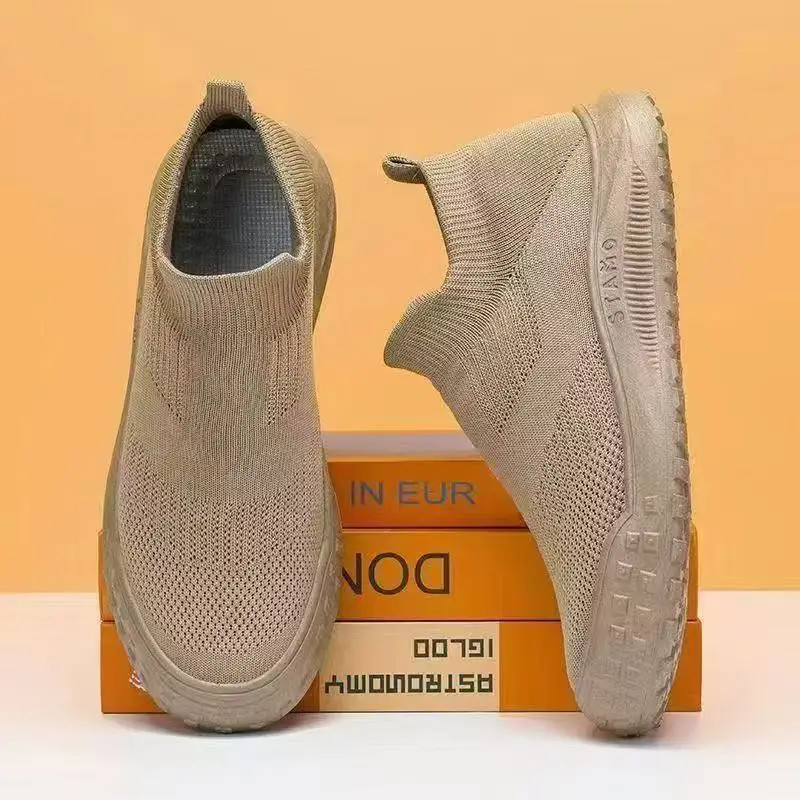 Mens Casual Sneakers Comfortable Socks Walking Shoes Lightweight Spring Mens Casual Shoes Breathabl 4