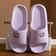 Printting Cute Bear Women Slippers, Indoor Summer Soft Cartoon Sandals, Anti-Slip Bathroom Comfy Outdoor Leisure Shoes