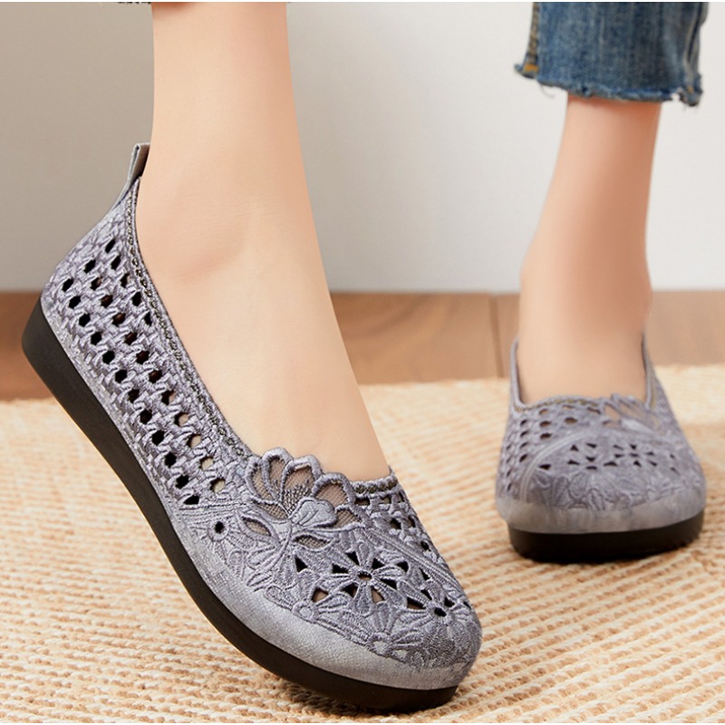 Breathable Hanfu Shoes In Spring And Autumn Womens Shoes With Soft Soles Fabric Shoes Traditional E 3